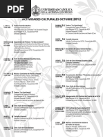 Download PROGRAMACIN ACTIVIDADES CULTURALES UCSC - OCTUBRE 2012 by Cultura Ucsc SN107511264 doc pdf