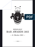 Mixology Bar Awards 2013 // Die Nominierten Der Short List