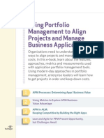 Using Portfolio Management To Align Projects and Manage Business Applications - Final