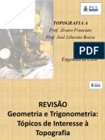 Topografia: Medição de ângulos, triângulos e área