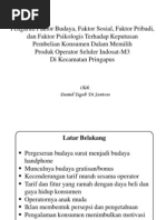 Download Pengaruh Faktor Budaya Sosial Pribadi Dan Psikologis Terhadap Keputusan Pembelian by Daniel Tts SN107535148 doc pdf