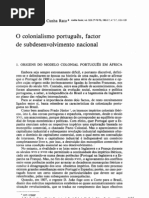 O colonialismo português....