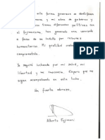 Carta de Alberto Fujimori 2
