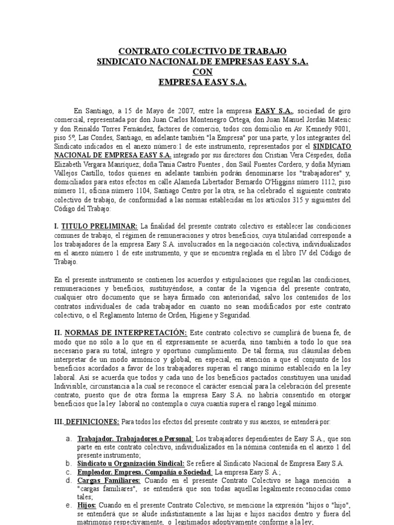 Contrato Colectivo de Trabajo | PDF | Salario | Índice de precios al  consumidor