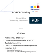 Icpc Briefing 1 Sep 10