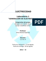 Laboratorio 01 Fisica - Generación de Electricidad