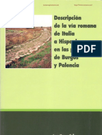 Descripción de la vía romana de Italia a Hispania en las provincias de Burgos y Palencia