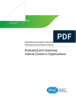 Evaluating and Improving Internal Control in Organizations - Updated 7.23.12