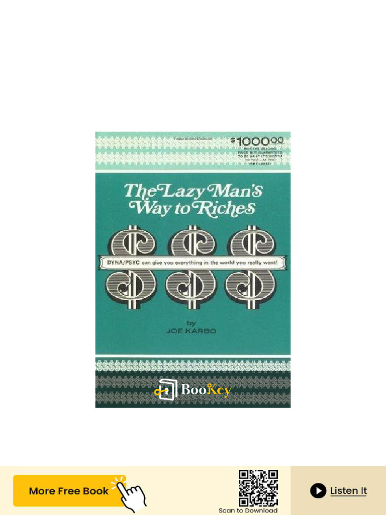 The Lazy Man's Way to Riches PDF | PDF | Experience | Advertising