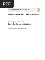 Download Basic Op Amp Applications by kaushik4208 SN10782864 doc pdf