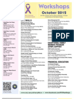 FFSC Workshop Schedule October 2012