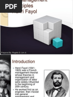14 Management Principles by Henri Fayol PRESENTATION