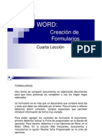 Word Leccion 4 - Formularios