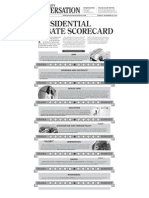 Wausau Daily Herald presidential debate scorecard