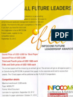 Calling Allfuture Leaders: Infocom Future Leadership Awards