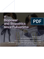 Biopower and Biopolitics Since Fukushima