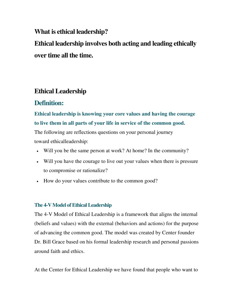 what-is-ethical-leadership-pdf-leadership-value-ethics
