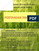 Pelaksanaan Revolusi Hijau Pada Masa Orde Baru