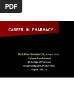 Career in Pharmacy