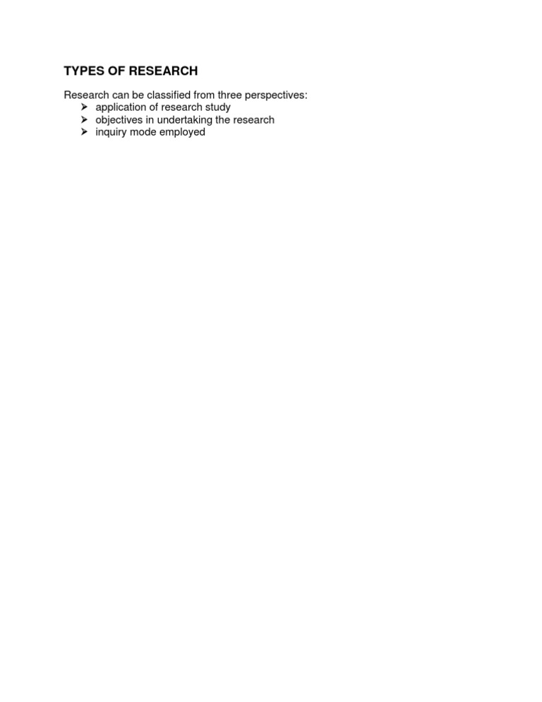 Research Types | PDF