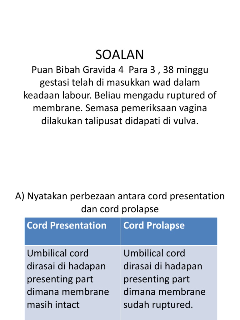 Cord Prolapse 1