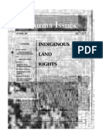 Burmaissues: Indigenous Land Rights