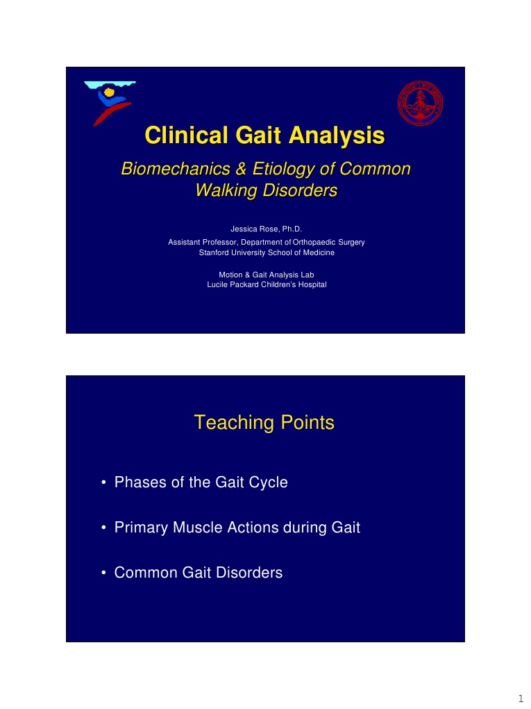 Clinical Gait Analysis | PDF | Self-Improvement | Wellness