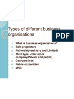 Types of Different Business Organisations Berlin