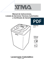 LVS-135 Manual Lavarropas