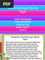 Download PPT Kesetimbangan Benda Tegar by Yanti Anggrenie SN108100617 doc pdf