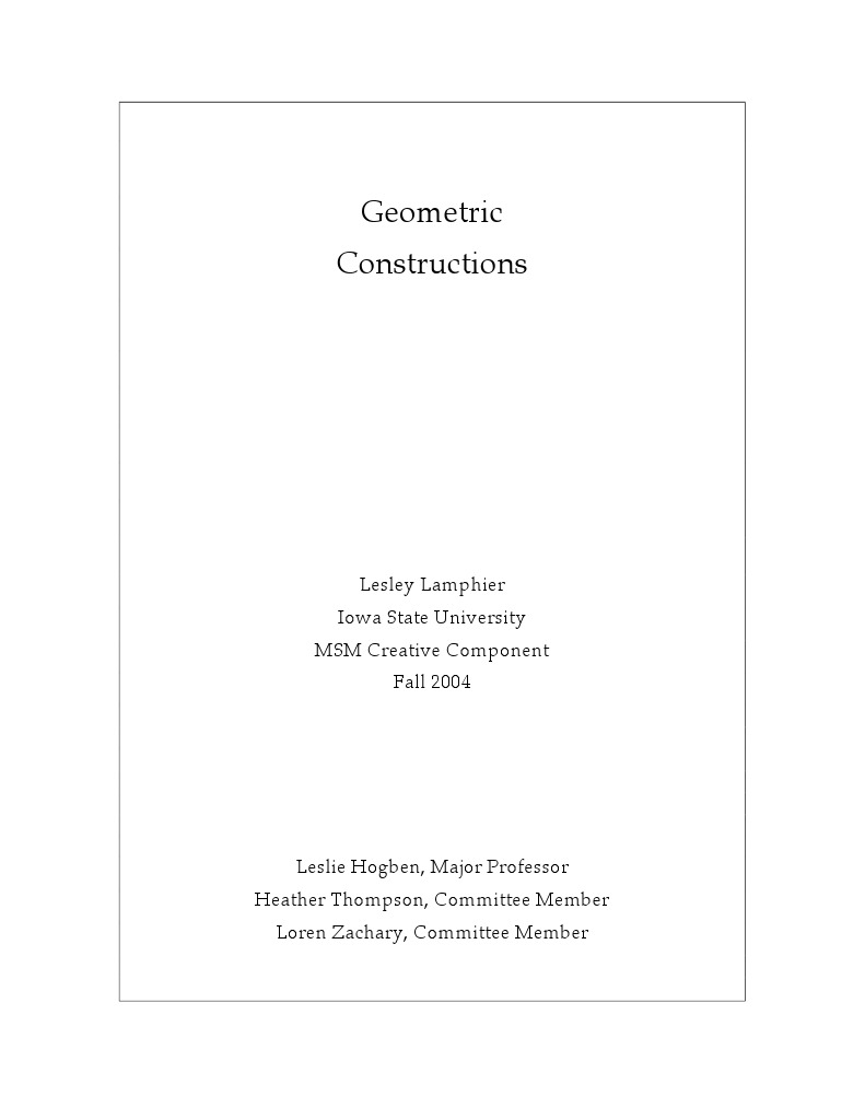 History and Techniques of Geometric Constructions | PDF | Trigonometric ...