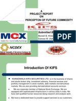 A Project Report ON Investors Percepton of Future Commodity: Submitted by