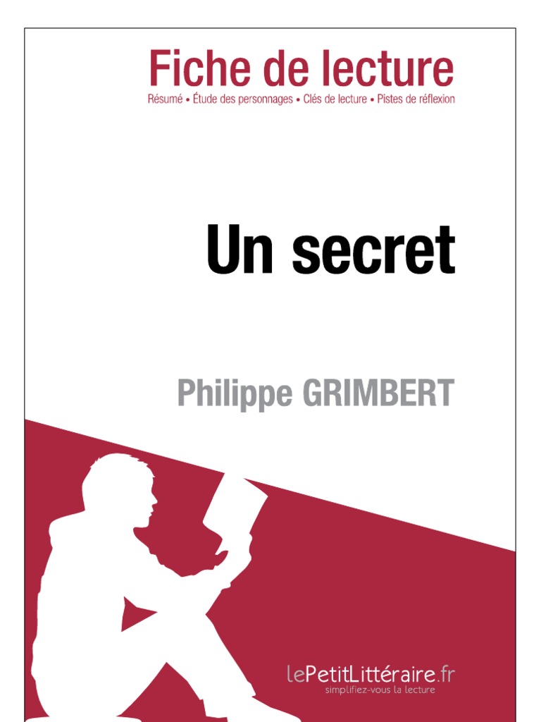 Livre Audio Un Secret Philippe Grimbert Gratuit Philippe Grimbert - Un Secret (Fiche de Lecture) | PDF | Molière |  Psychanalyse