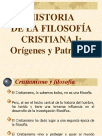 Filosofia Medieval Cristiana I Patristica