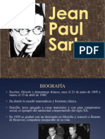 Jean Paul Sartre y El Existencialismo Ateo