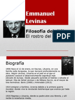 Emmanuel Levinas y La Filosofía Del Diálogo