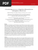 A barodontalgia em voo e o diagnostico diferencia de dor odontogênica - Relato de caso