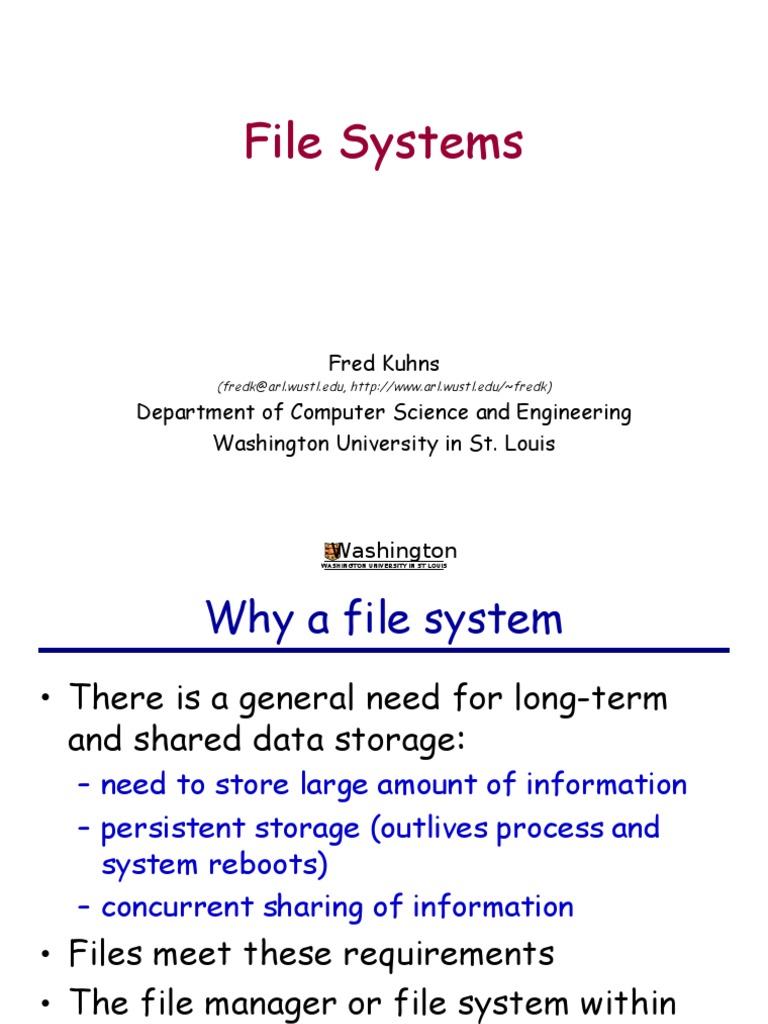 File System | Computer File | File System