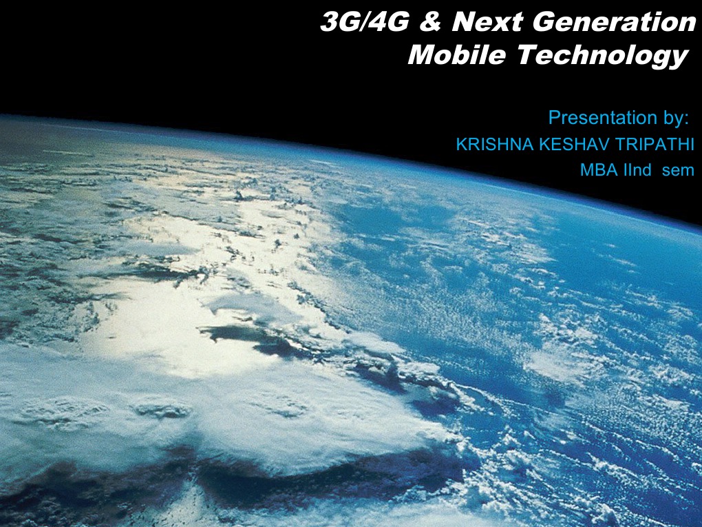 3G/4G Mobile Technology Overview | PDF | 4 G | 3 G