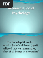 1.1 Advanced Social Psychology