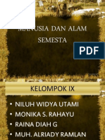 Manusia Dan Alam Semesta