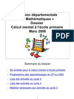 Dossier Calcul Mental Du C2 Au C3 - IA Maine Et Loire