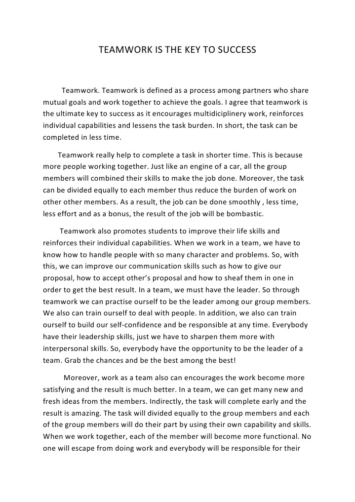 The Key Role of Teamwork in Success | PDF | Emergence | Leadership