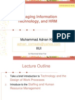Lecture 6, Organizing -Managing Information Technology, Design, HRM-New