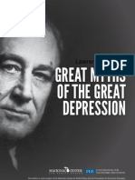 Great Myths of The Great Depression