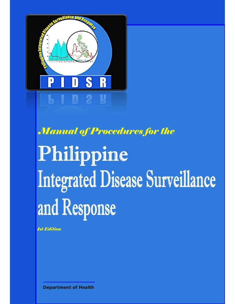 Philippine Integrated Disease Surveillance and Response PDF Public
