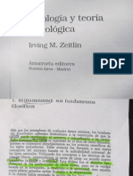 "Ideología y Teoría Sociológica" Zeitlin I Parte