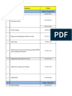 No Jadwal Kegiatan Waktu