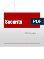 Security: Balaji Shanmugam