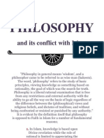 PHILOSOPHY and Its Conflict With ISLAM